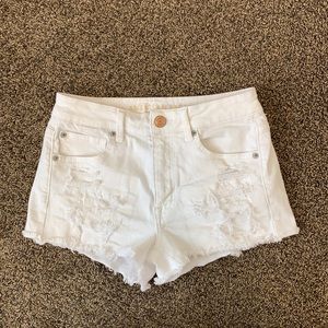 American Eagle White Shorts